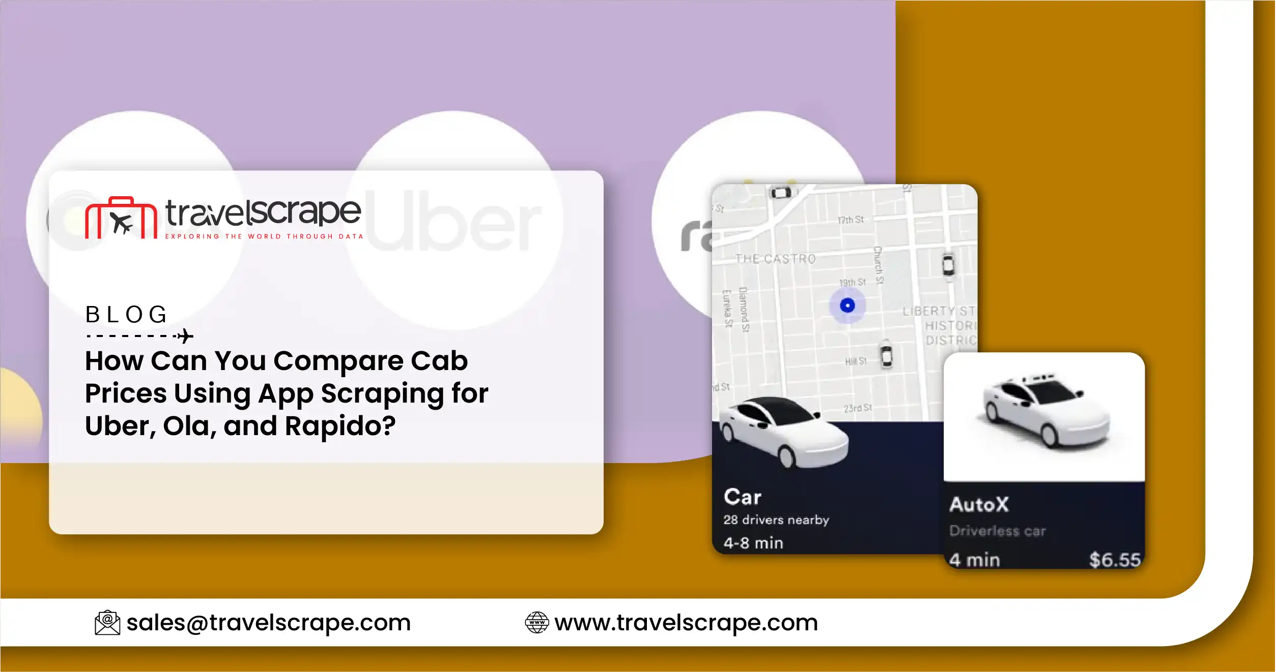 Compare Cab Prices Using App Scraping for Uber, Ola, and Rapido